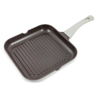 Tigaie grill 28 cm din aluminiu turnat cu acoperire ceramică Terracotta