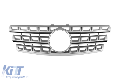 Grilă crom/gray potrivită pentru Mercedes ML W164 2009-2011 Performance AutoTuning