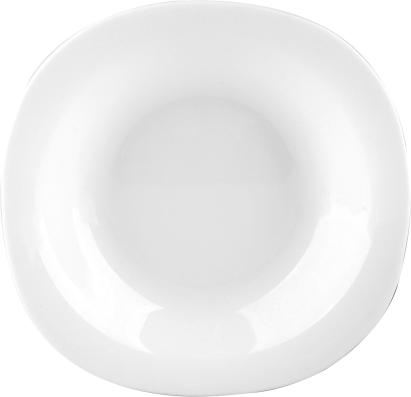 Set 6 farfurii adanci din sticla opal alba 22,86 cm ZASS ZG-SP 02