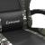 Scaun de gaming cu suport picioare, negru/camuflaj, piele eco GartenMobel Dekor
