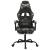 Scaun de gaming cu suport picioare, negru/camuflaj, piele eco GartenMobel Dekor