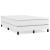 Pat box spring cu saltea, alb, 120x200 cm, piele ecologică GartenMobel Dekor