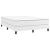Pat box spring cu saltea, alb, 140x190 cm, piele ecologică GartenMobel Dekor