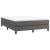 Pat box spring cu saltea, gri, 140x200 cm, piele ecologică GartenMobel Dekor