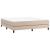 Pat box spring cu saltea, cappuccino, 160x200cm piele ecologică GartenMobel Dekor
