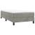 Pat box spring cu saltea, gri deschis, 80x200 cm, catifea GartenMobel Dekor
