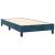 Pat box spring cu saltea, albastru închis, 80x200 cm, catifea GartenMobel Dekor