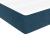 Pat box spring cu saltea, albastru închis, 80x200 cm, catifea GartenMobel Dekor