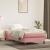 Pat box spring cu saltea, roz, 80x200 cm, catifea GartenMobel Dekor