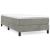 Pat box spring cu saltea, gri deschis, 90x190 cm, catifea GartenMobel Dekor