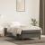 Pat box spring cu saltea, gri închis, 90x190 cm, catifea GartenMobel Dekor