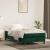 Pat box spring cu saltea, verde închis, 90x190 cm, catifea GartenMobel Dekor