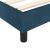 Pat box spring cu saltea, albastru închis, 90x190 cm, catifea GartenMobel Dekor