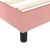 Pat box spring cu saltea, roz, 90x190 cm, catifea GartenMobel Dekor