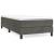 Pat box spring cu saltea, gri închis, 90x200 cm, catifea GartenMobel Dekor