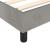 Pat box spring cu saltea, gri deschis, 100x200 cm, catifea GartenMobel Dekor