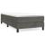 Pat box spring cu saltea, gri închis, 100x200 cm, catifea GartenMobel Dekor