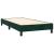 Pat box spring cu saltea, verde închis, 100x200 cm, catifea GartenMobel Dekor