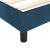 Pat box spring cu saltea, albastru închis, 100x200 cm, catifea GartenMobel Dekor