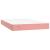 Pat box spring cu saltea, roz, 120x200 cm, catifea GartenMobel Dekor