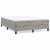Pat box spring cu saltea, gri deschis, 140x190 cm, catifea GartenMobel Dekor