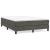 Pat box spring cu saltea, gri închis, 140x190 cm, catifea GartenMobel Dekor