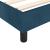 Pat box spring cu saltea, albastru închis, 140x190 cm, catifea GartenMobel Dekor