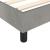 Pat box spring cu saltea, gri deschis, 140x200 cm, catifea GartenMobel Dekor