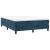 Pat box spring cu saltea, albastru închis, 140x200 cm, catifea GartenMobel Dekor