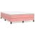 Pat box spring cu saltea, roz, 140x200 cm, catifea GartenMobel Dekor