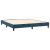 Pat box spring cu saltea, albastru închis, 160x200 cm, catifea GartenMobel Dekor