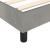 Pat box spring cu saltea, gri deschis, 180x200 cm, catifea GartenMobel Dekor