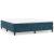 Pat box spring cu saltea, albastru închis, 180x200 cm, catifea GartenMobel Dekor