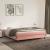 Pat box spring cu saltea, roz, 180x200 cm, catifea GartenMobel Dekor