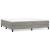 Pat box spring cu saltea, gri deschis, 200x200 cm, catifea GartenMobel Dekor