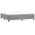 Pat box spring cu saltea, gri deschis, 200x200 cm, catifea GartenMobel Dekor