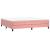 Pat box spring cu saltea, roz, 200x200 cm, catifea GartenMobel Dekor