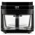 Friteuza cu aer cald ZASS ZAF 09, 5,5 litri, cos din sticla, negru