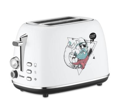 Prajitor de paine Trisa Street Art, 815 W, 6 trepte rumenire, alb