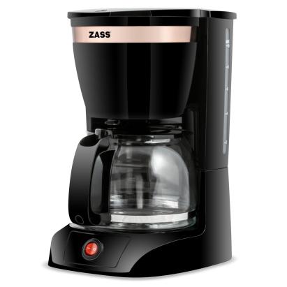 Cafetieră ZASS ZCM 20 Rose Gold, 1,25L, 800W, 10 cești, anti-picurare