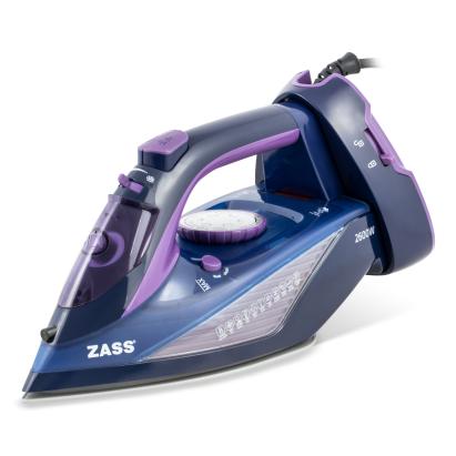 Fier de calcat cu aburi 2 in 1 Zass A23, 2600W, talpa ceramica