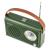 Radio retro Bluetooth Electromures EM 1005 maro, FM, USB, AUX, baterie reincarcabila
