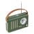Radio retro Bluetooth portabil Electromures EM 1006 verde