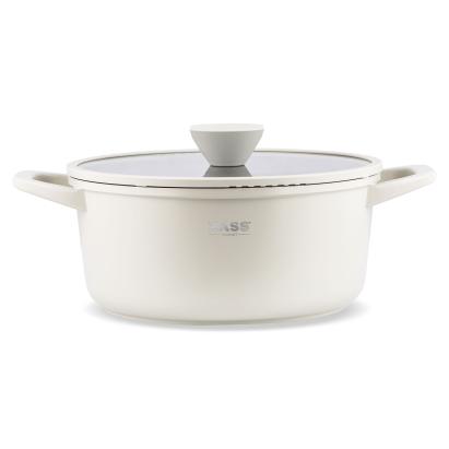 Oală din aluminiu turnat cu acoperire ceramică și capac 24 cm, 4,2 L