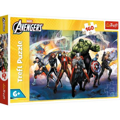 PUZZLE TREFL 160 MARVEL RAZBUNATORII SUPERPUTERI SuperHeroes ToysZone