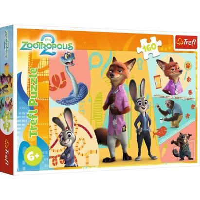 PUZZLE TREFL 160 DISNEY ZOOTROPOLIS IMPREUNA IN ZOOTOPIA SuperHeroes ToysZone