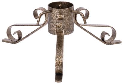 Suport metalic auriu pentru brad de Crăciun MagicHome Blackbird