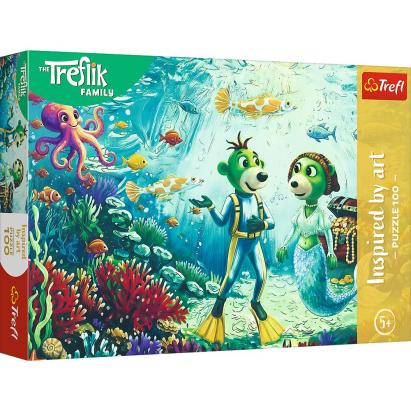 PUZZLE TREFL 100 FAMILIA TREFLIK INSPIRAT DE ARTA MAGIA ADANCURILOR SuperHeroes ToysZone