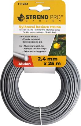 Fir pentru trimmer Alulon ADR 2,4 mm x 25 m, rotund, Strend Pro Garden