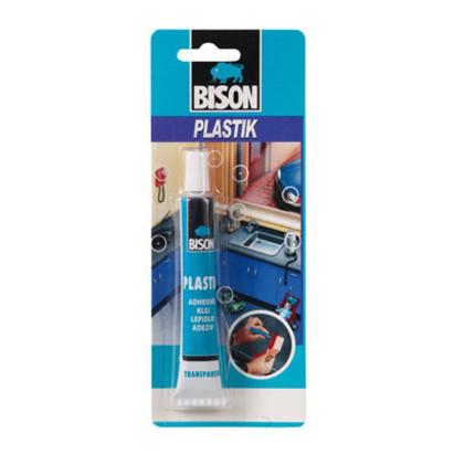 Adeziv transparent pentru plastic dur Bison Plastic, 25 ml